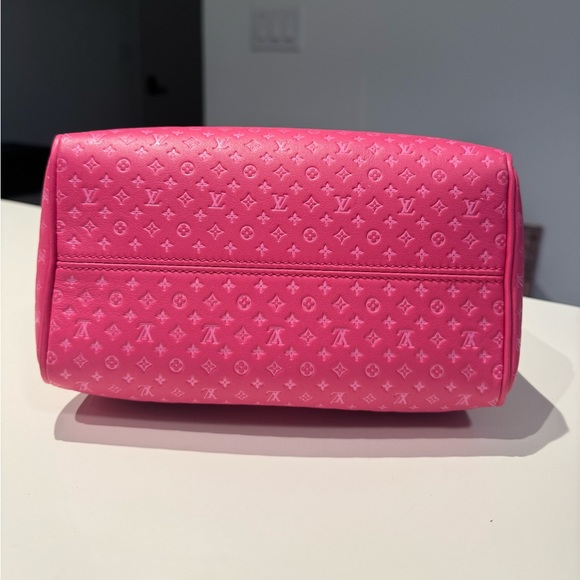 LOUIS VUITTON PINK BAG Speedy Bandoulière 20 - Picture 9 of 11